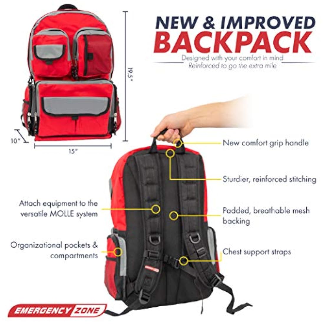 Kit de supervivencia familiar Emergency Zone, disponible par