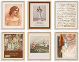 Póster retro de arte moderno para dama Clare, mid-century