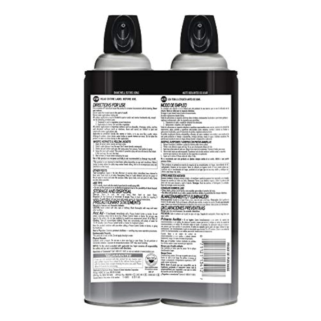 Hot Shot 13412 HG-13412 Control de plagas Paquete de 2 Negro
