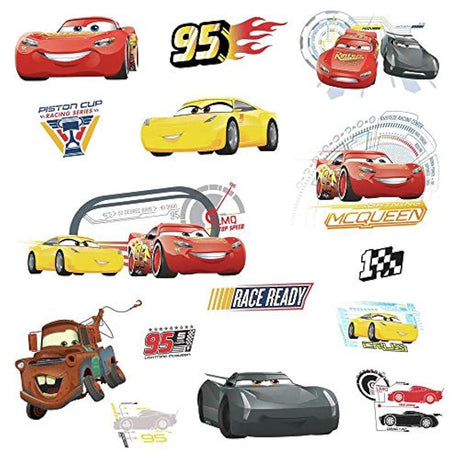 RoomMates Disney Pixar Cars 3 Adhesivo decorativo para pared