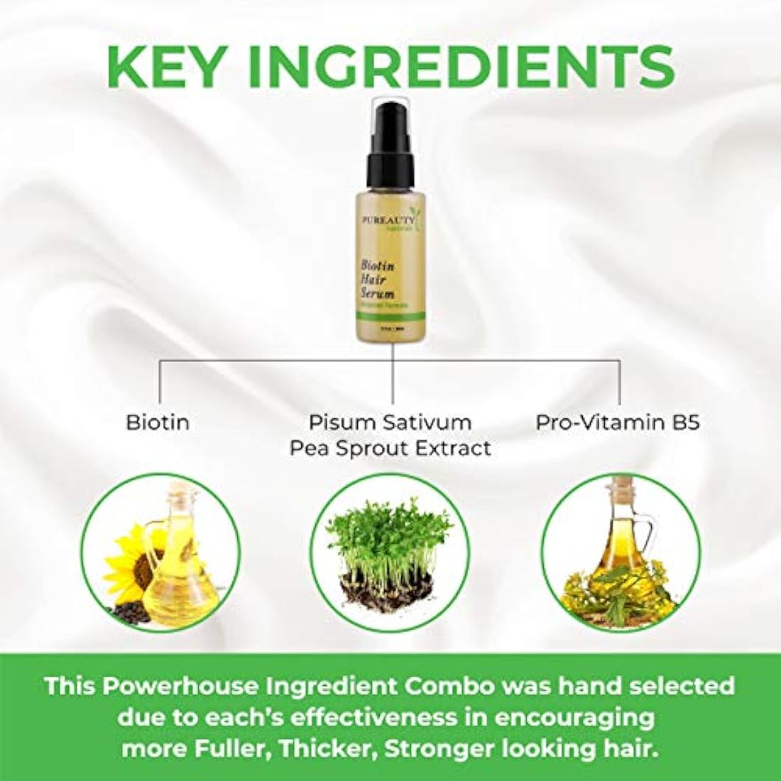 Fórmula tópica avanzada para crecimiento del cabello