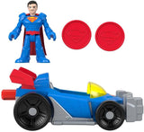 Carro de Fuerza Supermetal DC Imaginext Fisher-Price con Figura de Superman
