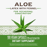 Nature's Way Aloe Vera, 475 mg, 100 Vcaps, NW0013, 1