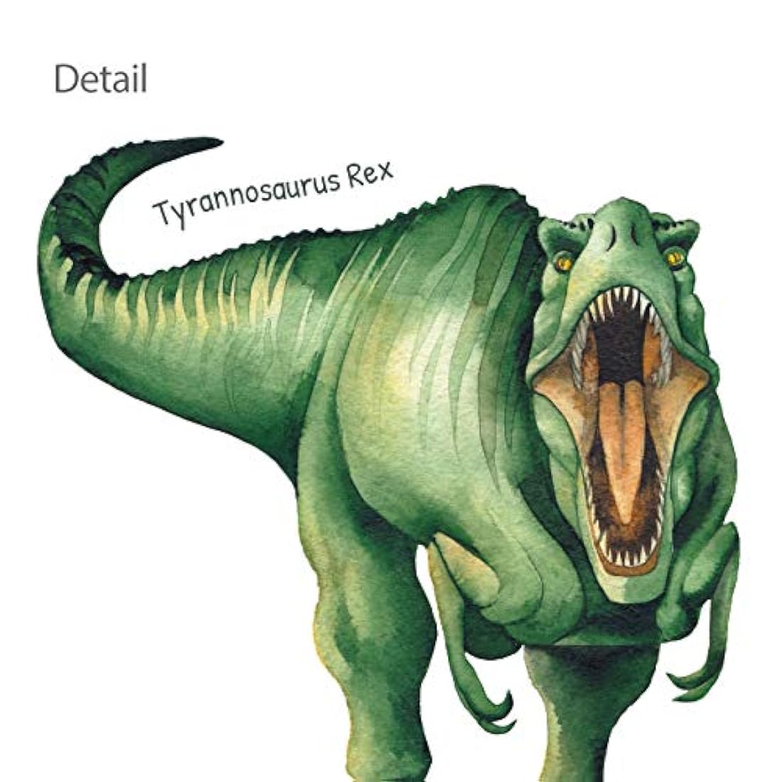 vinilo de pared con diseño de dinosaurio