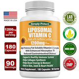 Vitamina Liposomal C 1200mg 180 Cápsula Alta dosis