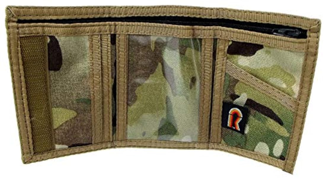 Billetera de camuflaje militar Gancho para identificación