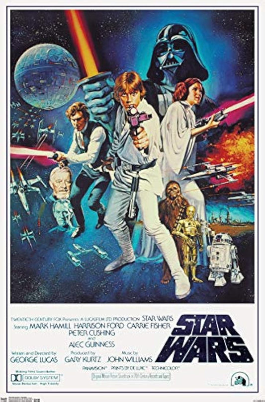 Póster de Star Wars IV Una hoja Edición coleccionista