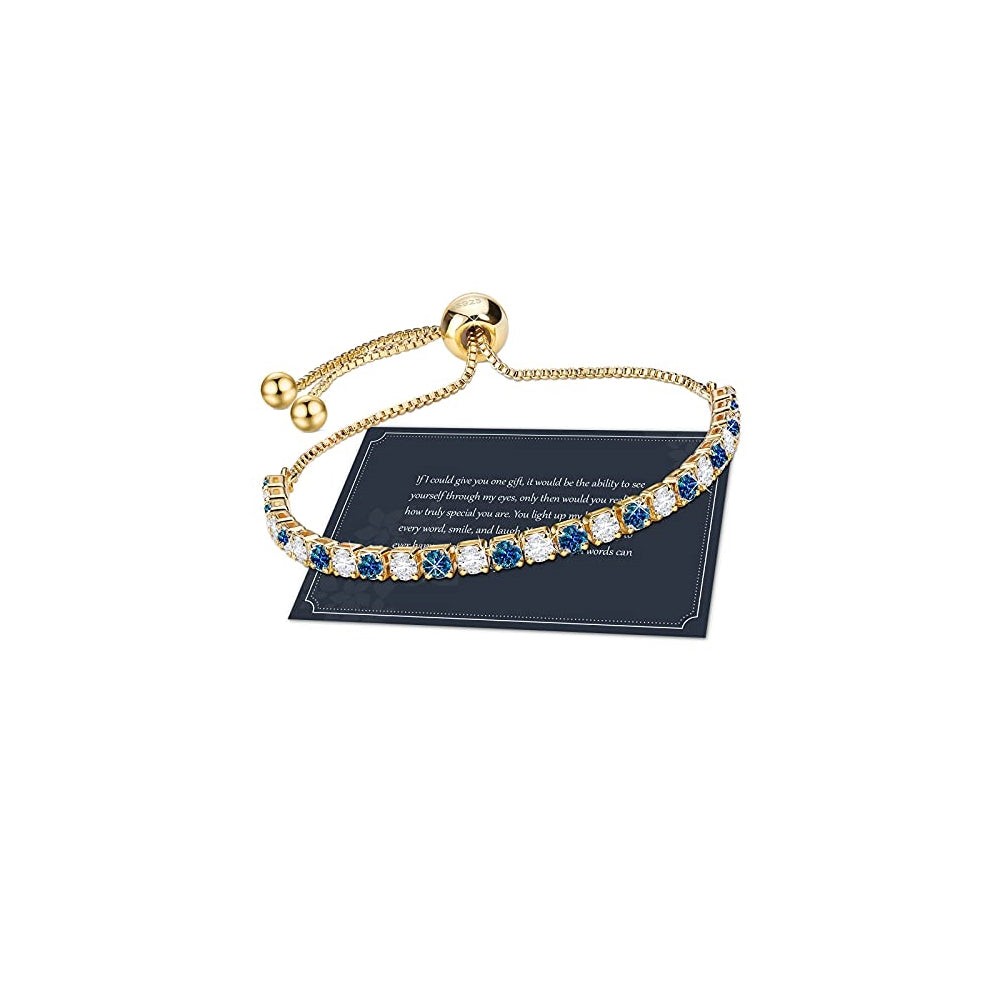 Pulseras y tobilleras con brillante circonita cúbica