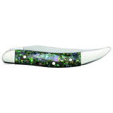 Cuchillo de bolsillo hoja de 3 pulgadas color verde