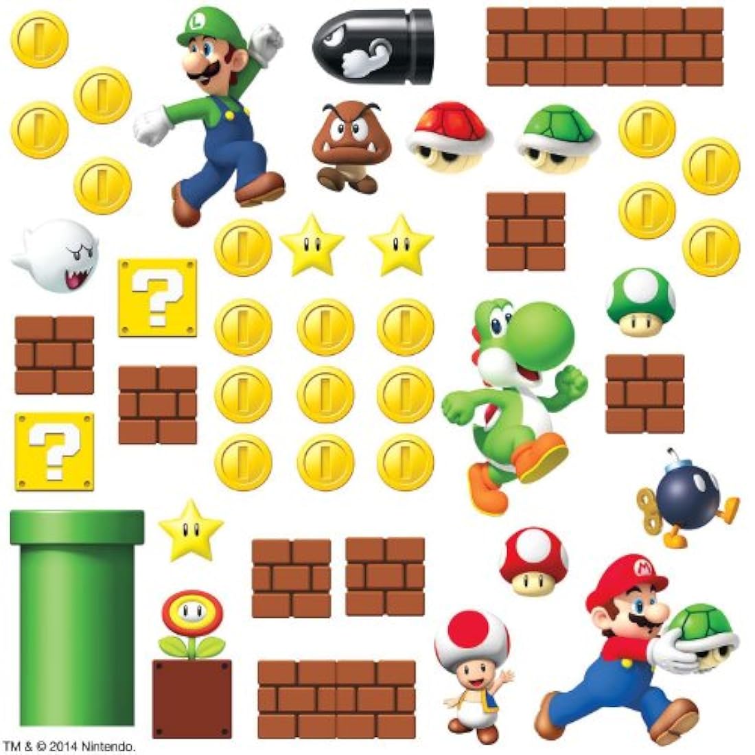 Vinilo adhesivo para Nintendo Super Mario