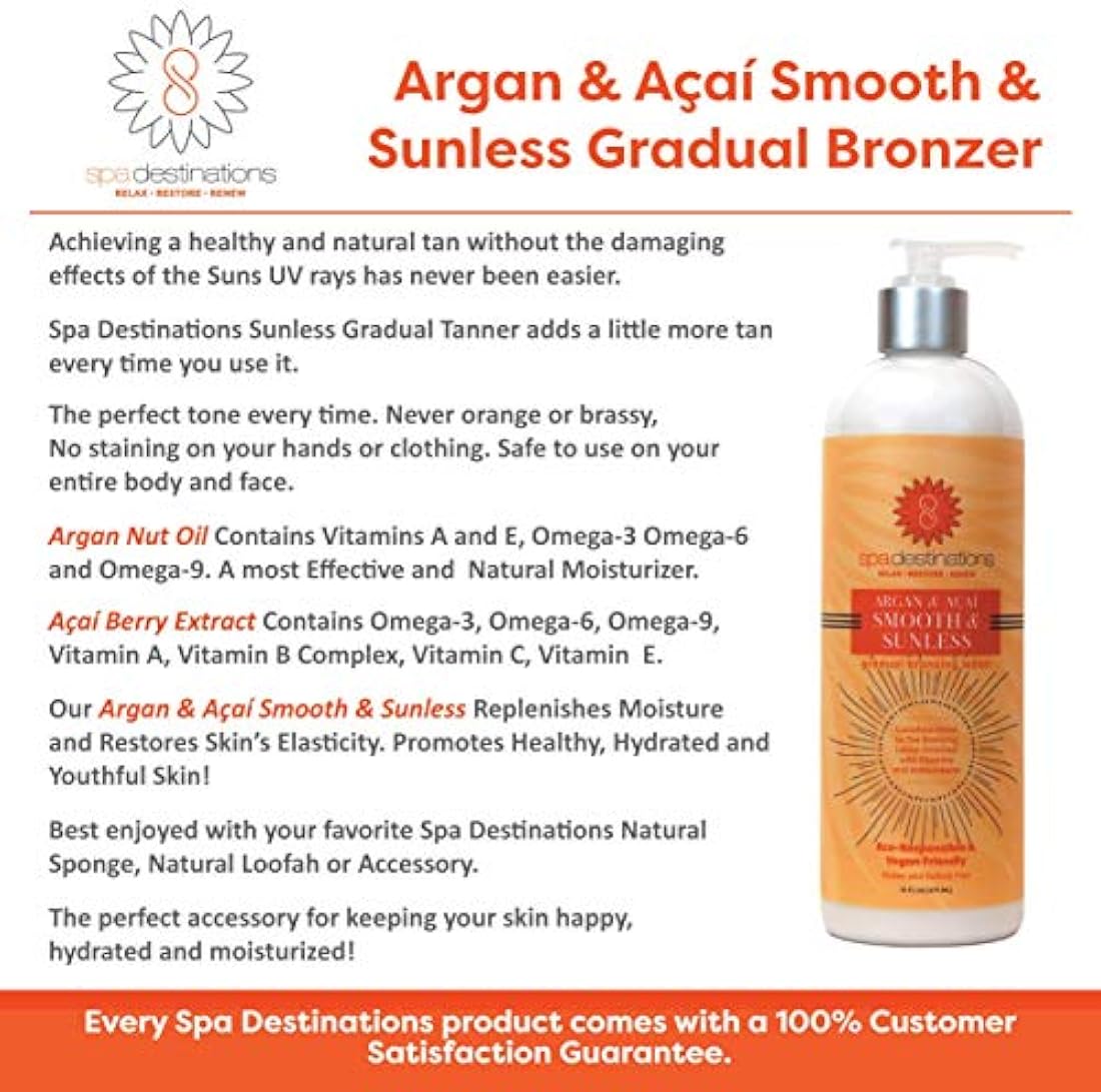 Spa Destinations - Loción bronceadora gradual suave
