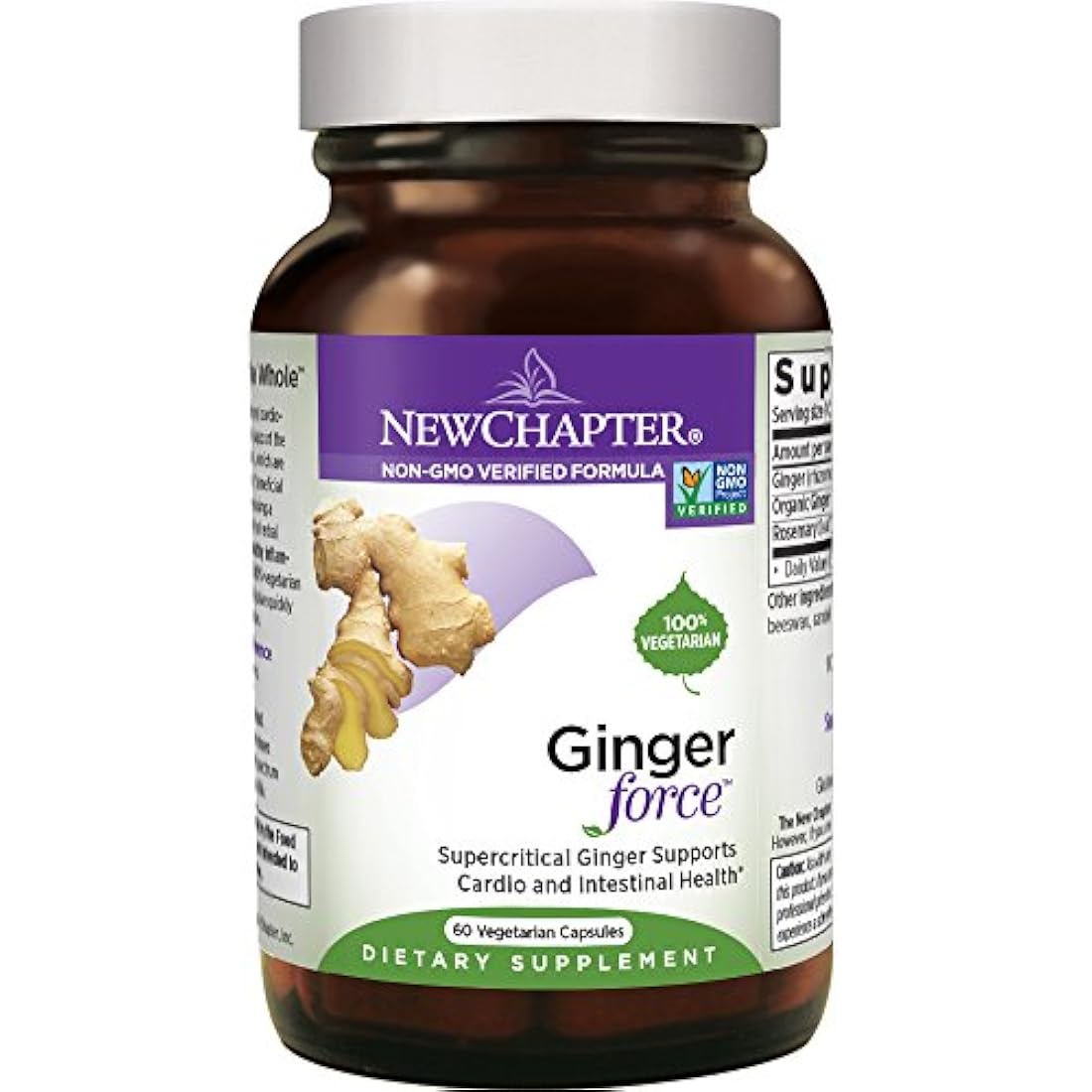 Nuevo Capítulo Gingerforce, 6041, cápsula vegetariana, 1