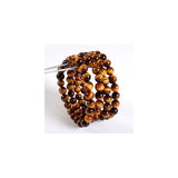 Pulseras y tobilleras de gemas semipreciosas en cuentas
