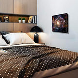 Sunfrower - Lienzo decorativo en blanco y negro