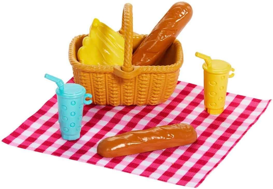 Barbie Familia y Amigos Set de Juego Picnic con Muñecas y Accesorios