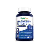 Suplemento de citrato de magnesio 833 mg  200 cápsulas