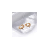 Aretes tipo arracada de aro para mujer