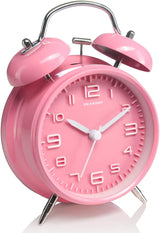 Reloj despertador clásico de campana para niños y dormilones