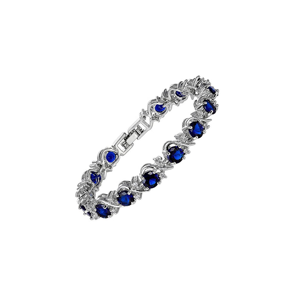 Pulseras y tobilleras de tenis y circonita cúbica