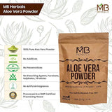 MB Herbals Aloe Vera Polvo y orgánico cultivado