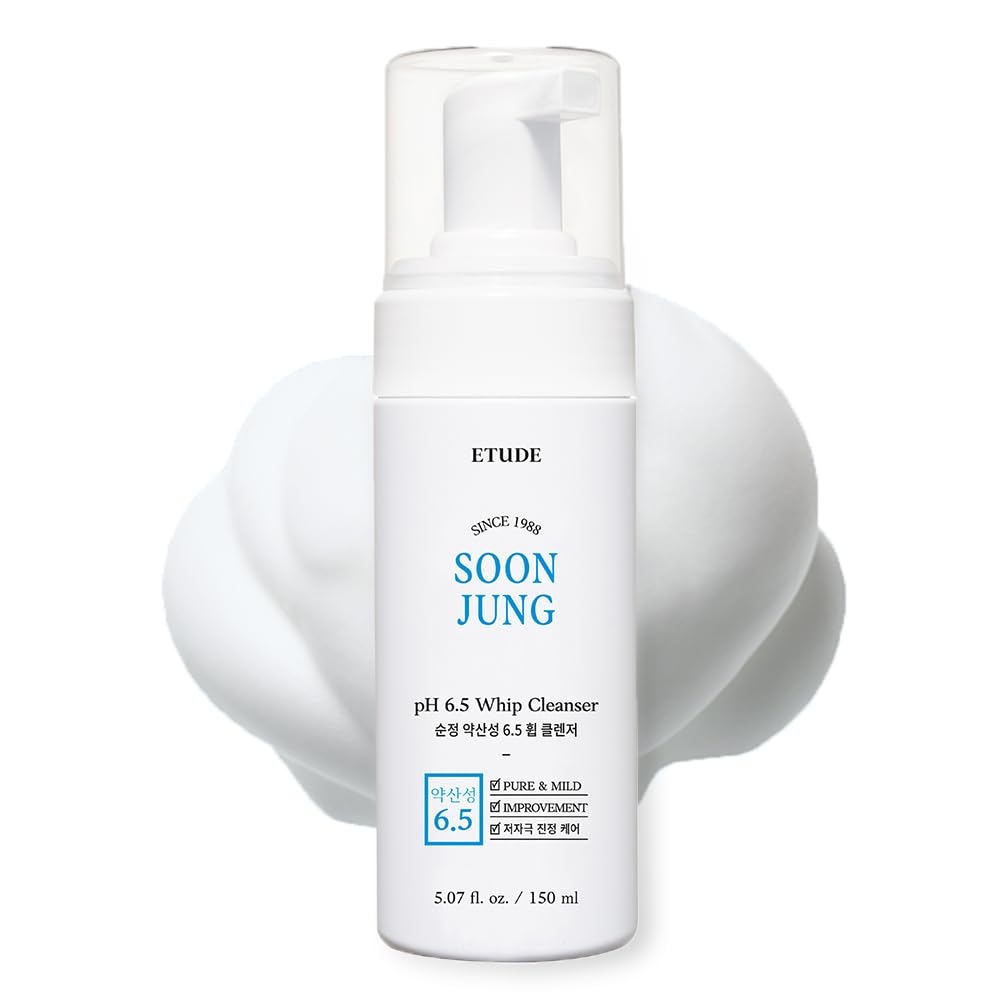 Limpiador Facial para Piel Sensible, pH Bajo, Hidratante