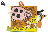 Libros Jellycat con telas suaves, Tails Collection, Farm Tails