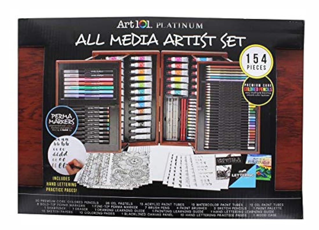 Juego de artistas 161 piezas D.M. Creations L.L.C.