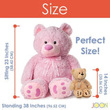 JOON Oso de peluche enorme, color rosa