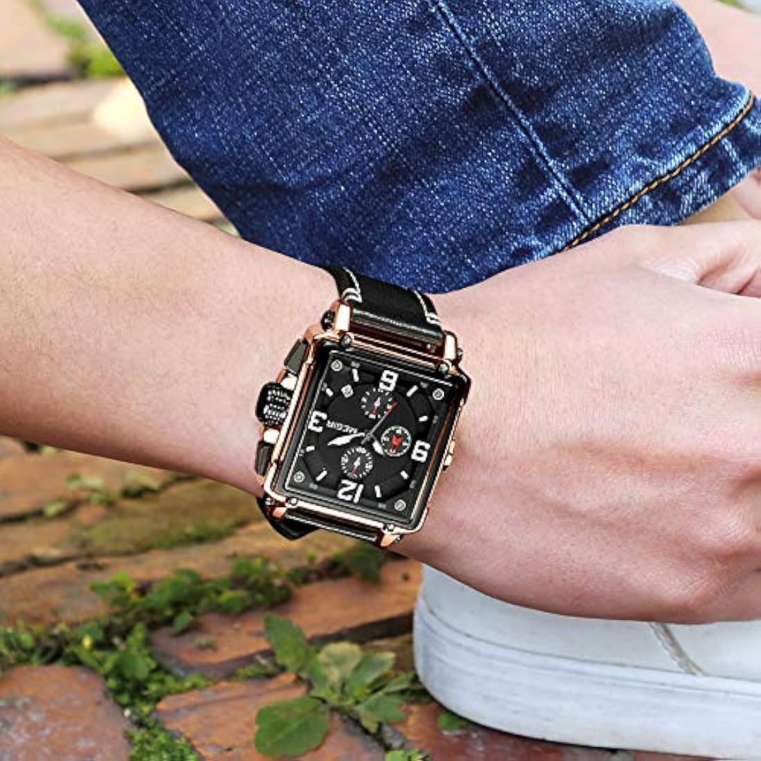 Reloj analógico de cuarzo con cronógrafo