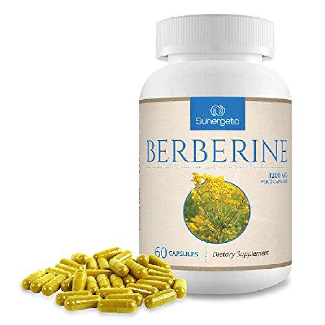 Suplemento superior de berberina 1,200 mg de berberina