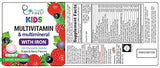 Doctors Finest Multivitamin & Multimineral w/Iron Chewables for Kids - Vegetarian - GMO Free & Gluten Free - Great Tasting Grape & Berry Flavors Pectin Chews w/Vitamins A, B, C, D & E - 150 Count