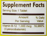 Mason Natural Vitamina B-12 1000mcg tabletas sublinguales - 100 Ea, 3