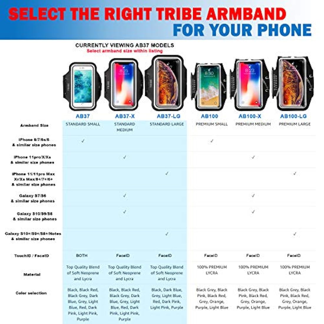Tribe AB40 Pulsera deportiva para celular