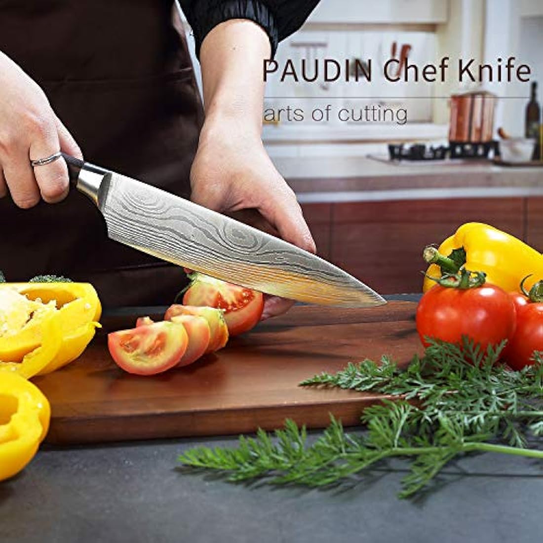 Cuchillo de chef de acero inoxidable alemán