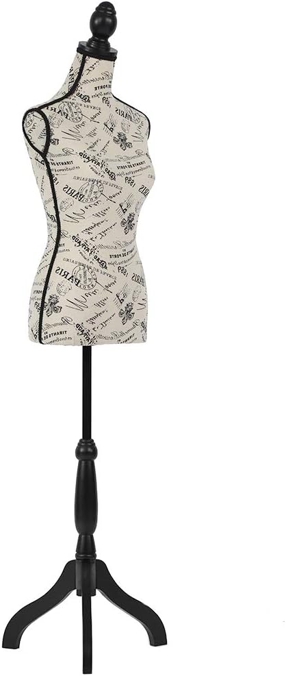 Maniquí 60”-67” Ajustable Tripié para Exhibir Ropa, CM