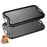 Sarten de hierro fundido reversible NutriChef NCCIRG64