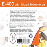 Ahora E-400 Mixed tocopherols, 50 softgels