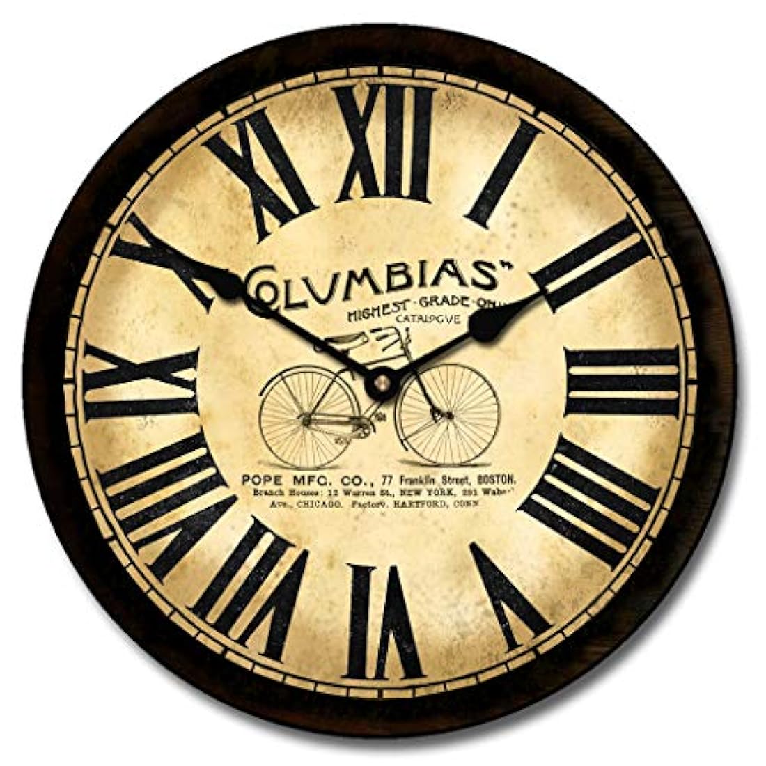 Reloj de pared bicicleta, disponible en 8 tamaños