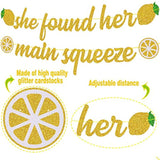 Bandera de limón con diseño de limonada, color dorado
