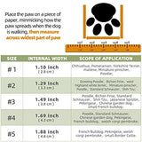 Botines impermeables para perros, botas de senderismo para perros de tamaño pequeño, zapatos de cachorro para pavimento caliente, nieve, 4 unidades