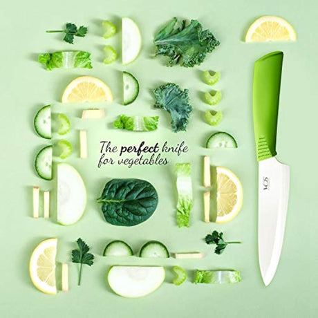Vos Professional Classic Chef - Cuchillo de cerámica