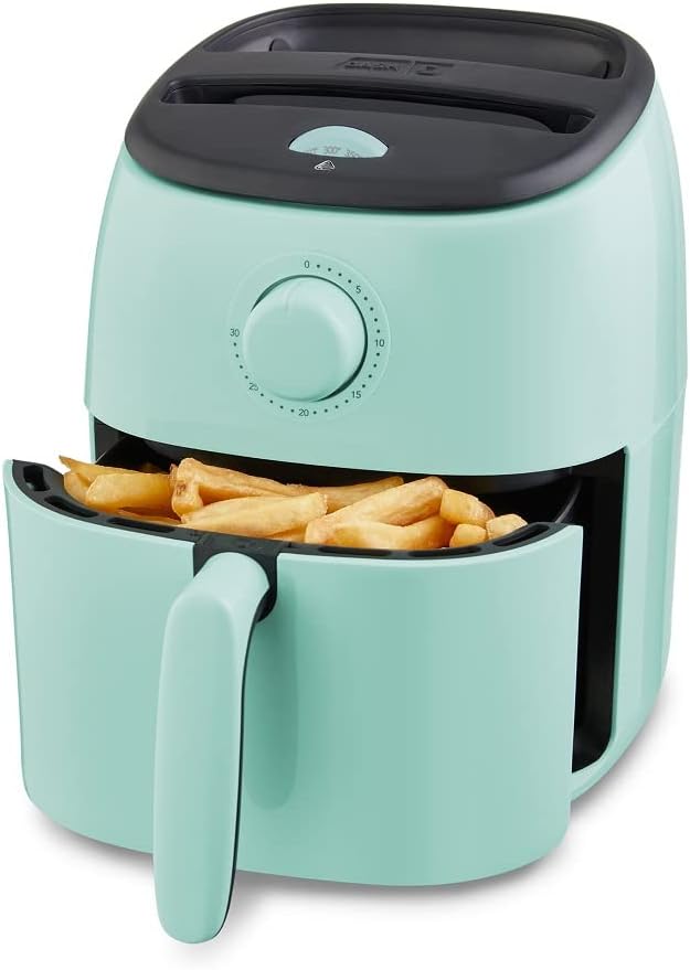 Freidora de aire DASH Tasti-Crisp 2.6 Qt, compacta, 1000W