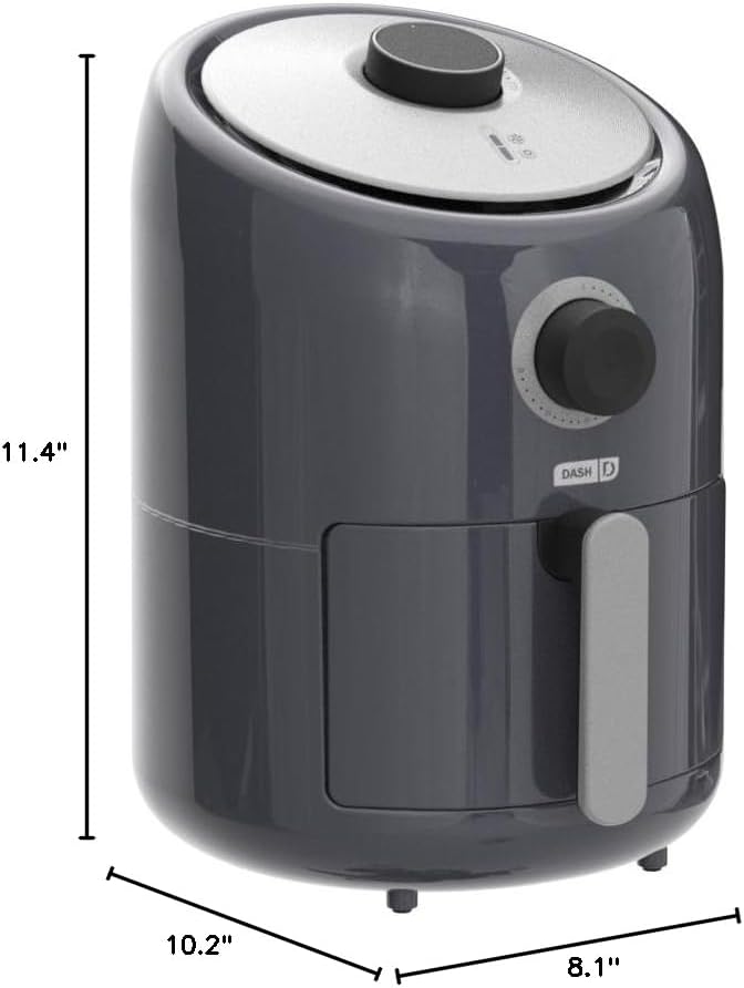 Freidora de Aire Compacta DASH, 2 Qt, Control de Temperatura