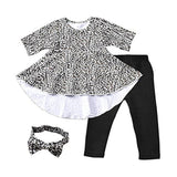 Fioukiay - Conjunto de ropa para niña en color azul