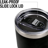 Taza de Viaje LOGOVISION DCO 30 oz, Acero Inoxidable, Aislada