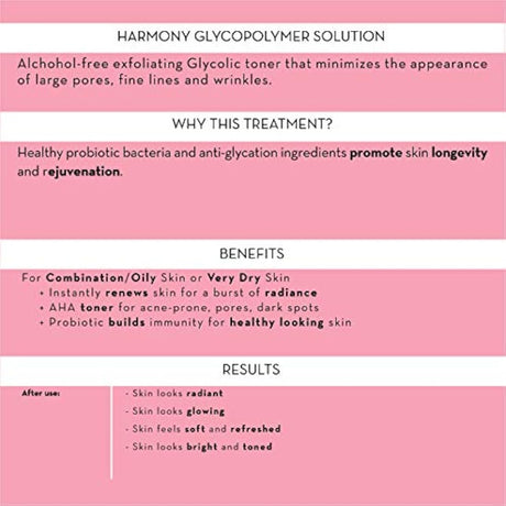sonage Harmony glycopolymer Solución