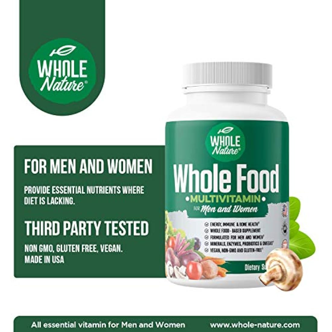 Whole Nature Whole Food Multivitamínico