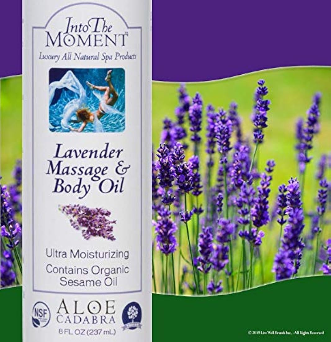 Aceite de masaje corporal de aloe Cadabra mejor para baños