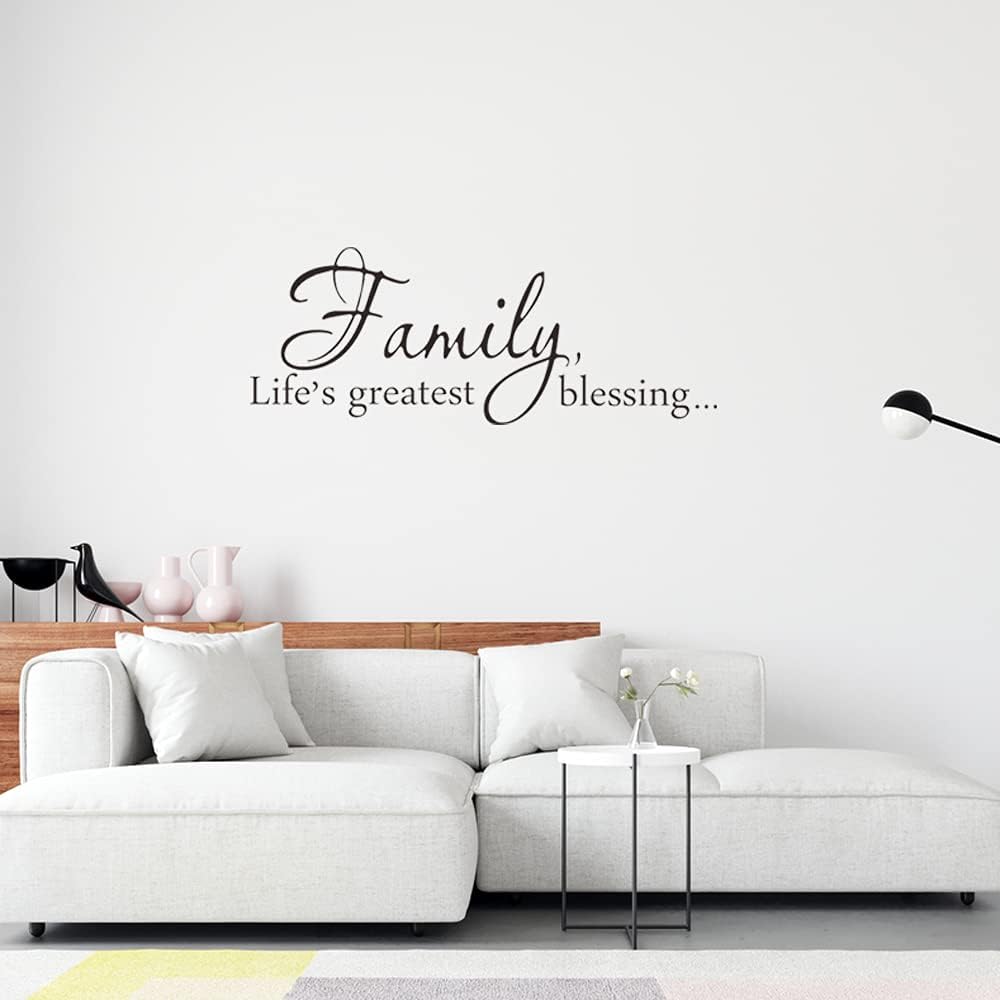 Vinilo Decorativo de Pared, Family Life, 22 x 8.3