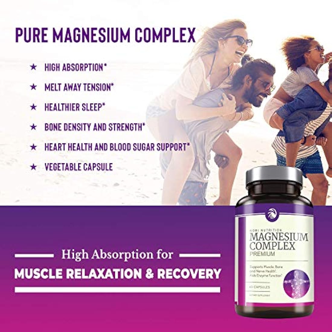 Complejo de magnesio de alta absorción 500mg